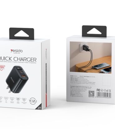 Quick Charger modelo YC12U yesido (2 puertos)